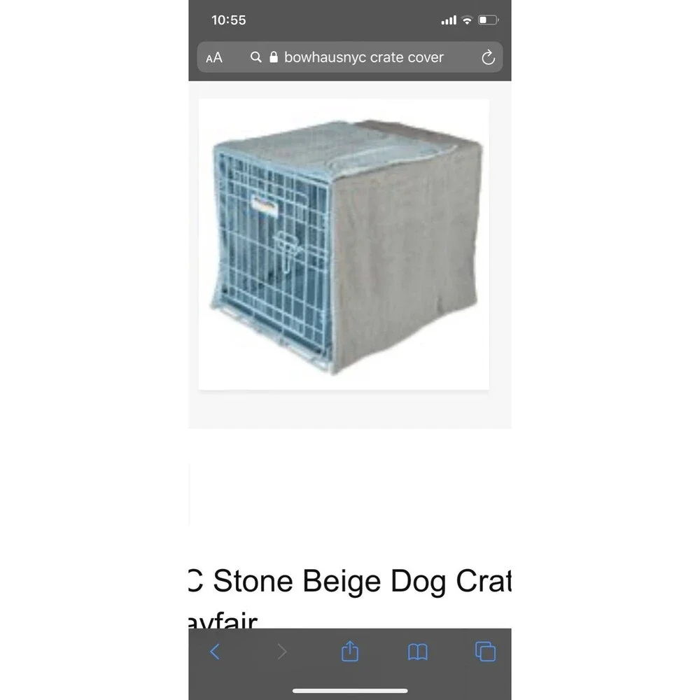 Bowhausnyc pet dog small s cage cover